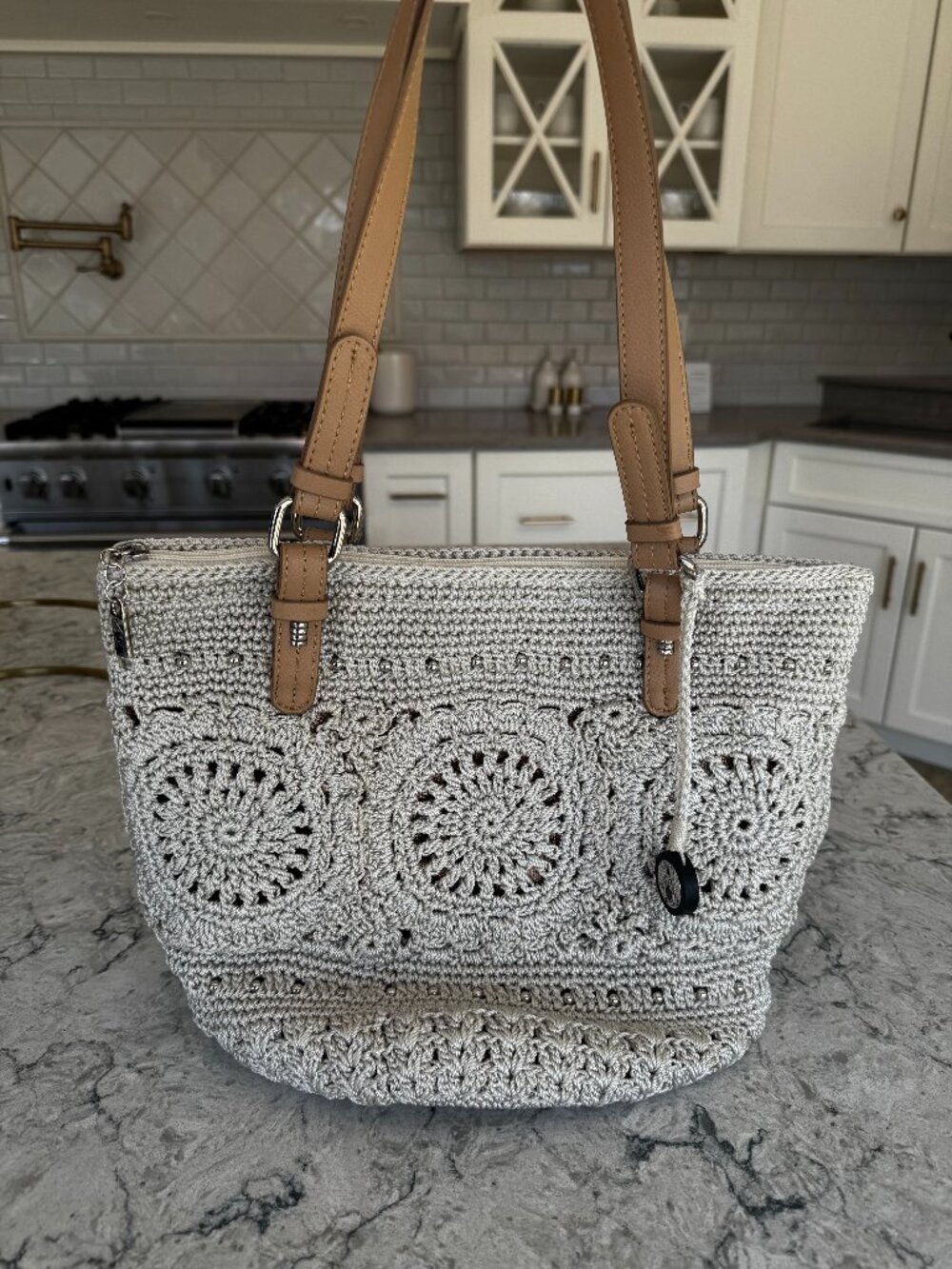 The Sak Macramé Tote